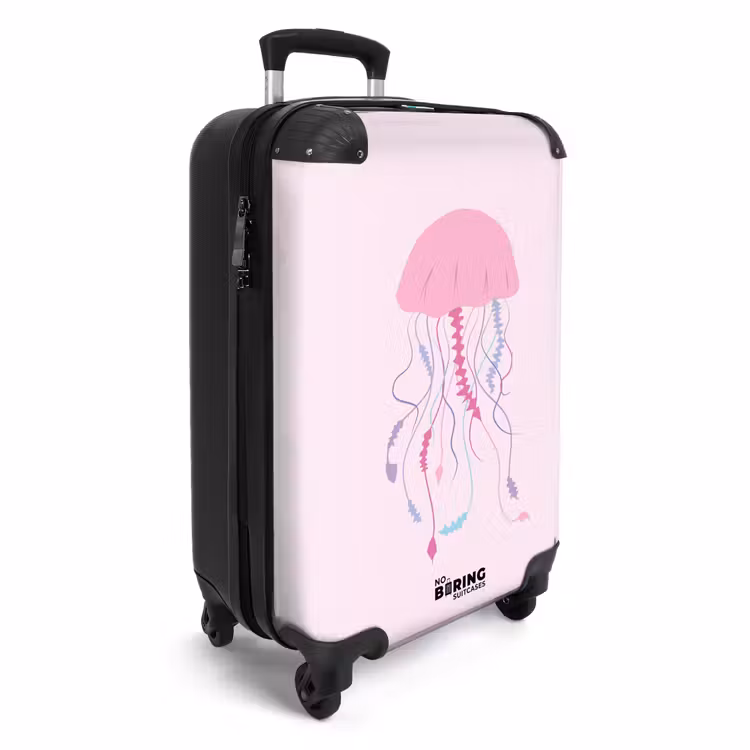 Valise - Souvenirs d'été - Méduses flottantes dans des tons pastel — 2
