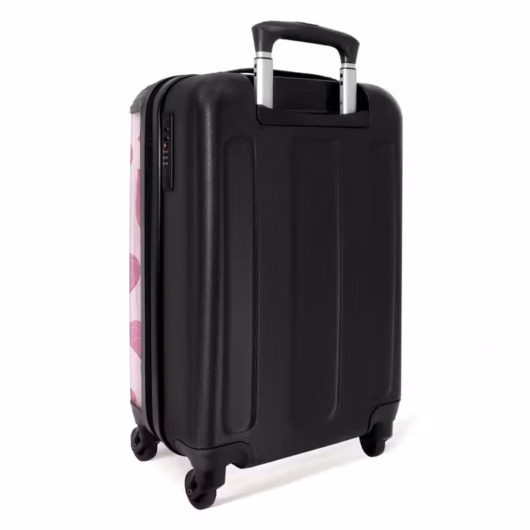 Valise - Souvenirs d'été - Motif anthurium rose — 3