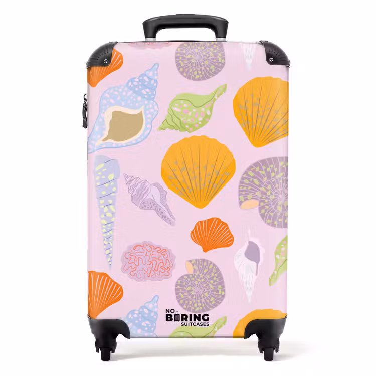 Valise - Souvenirs d'été - motif de coquillage — 1
