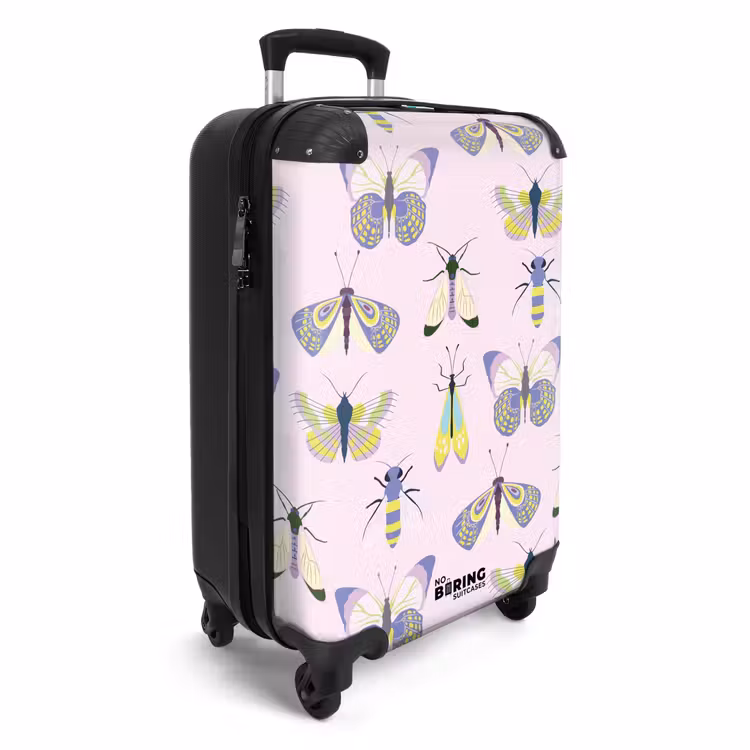 Valise - Souvenirs d'été - Motif de papillons et d'insectes — 2