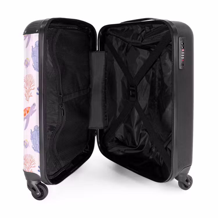 Valise - Souvenirs d'été - Motif tortue tropicale — 4