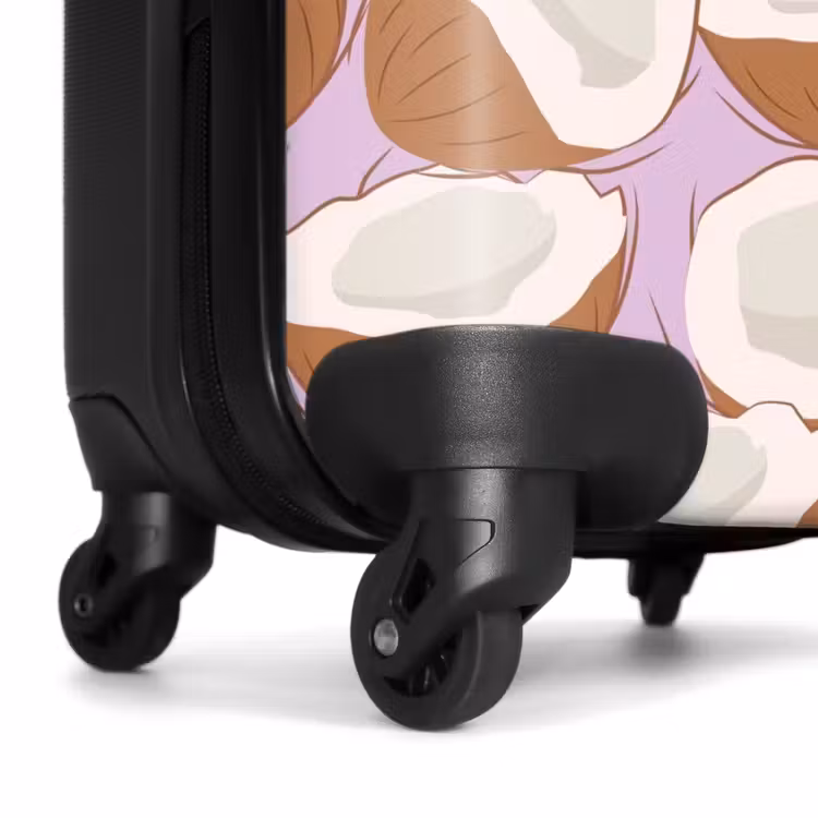 Valise - Souvenirs d'été - Noix de coco sur fond lilas — 6
