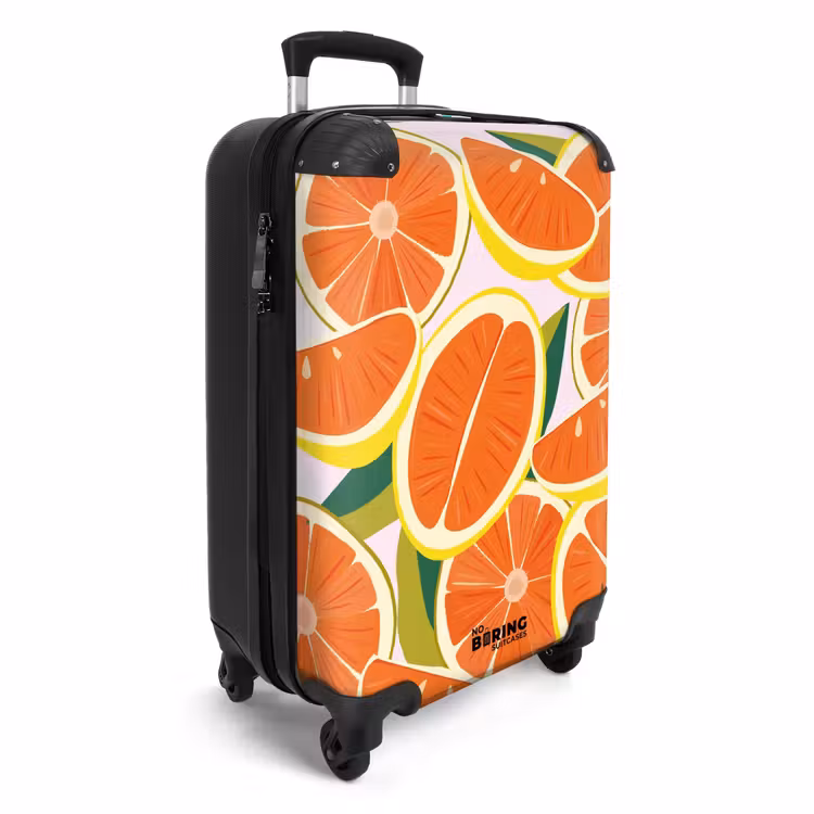 Valise - Souvenirs d'été - Pamplemousse sur fond rose — 2