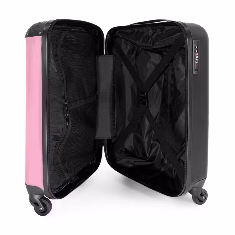 Valise - Souvenirs d'été - Papillon sur fond rose — 4