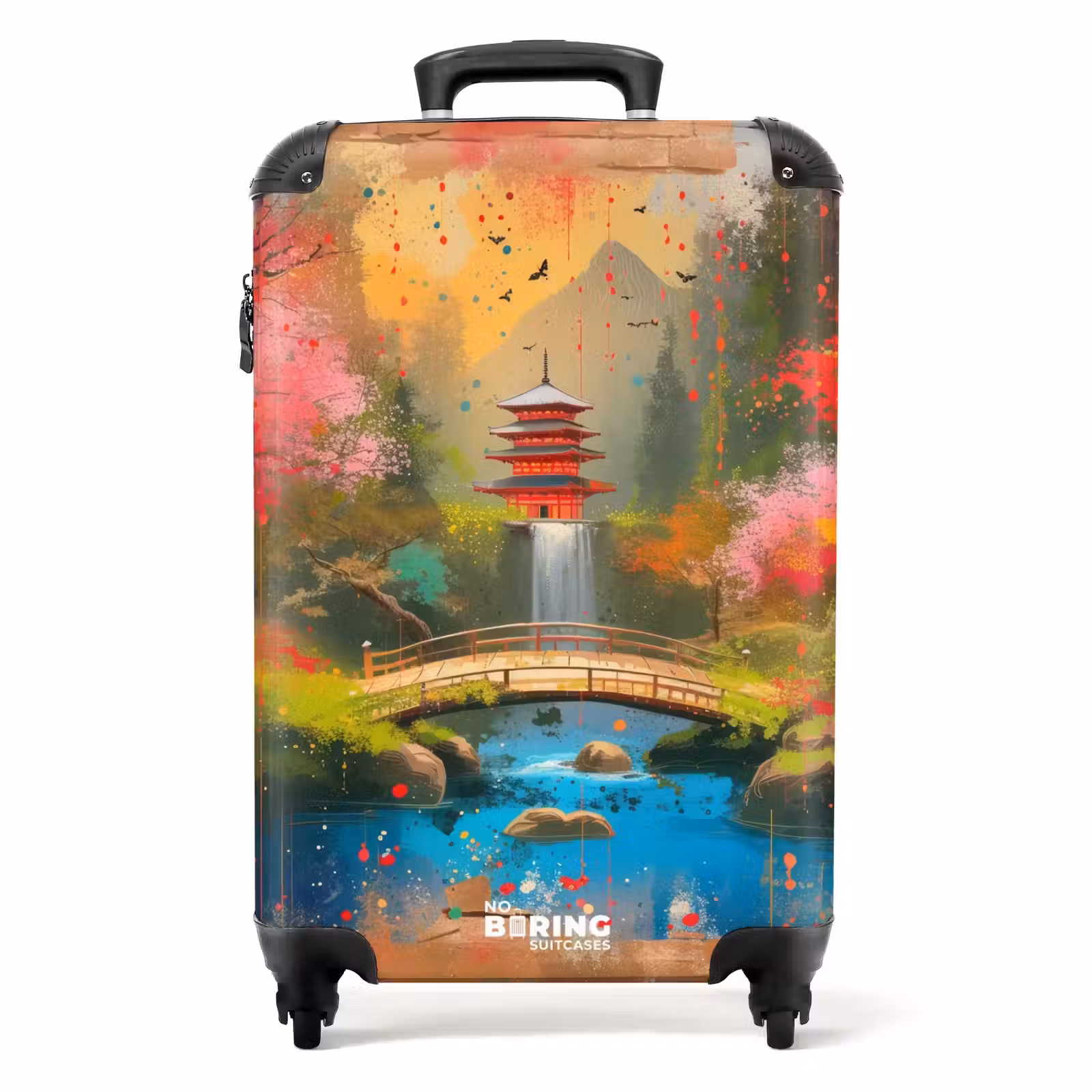 Valise - Jardin japonais dans le style graffiti — 1