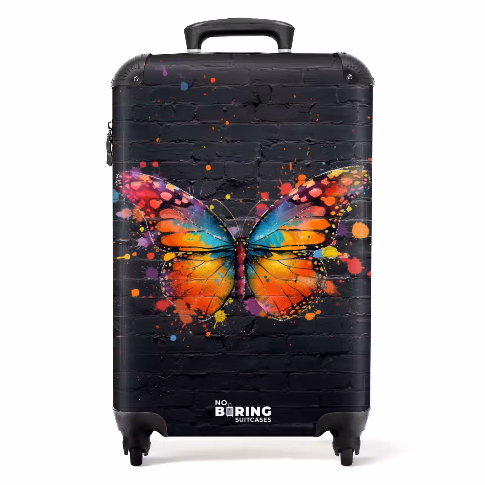 Valise - Papillon graffiti aux couleurs vives — 1