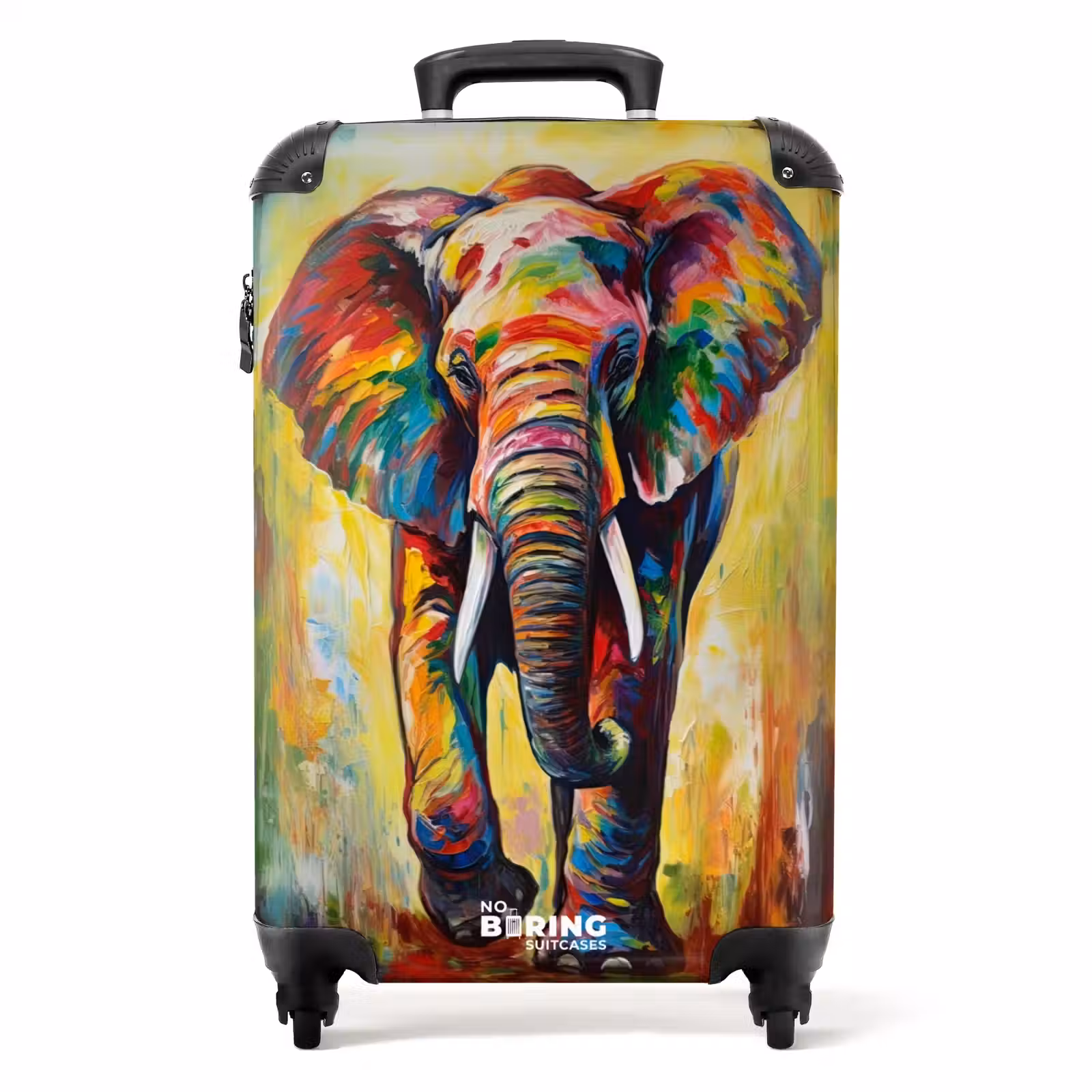 Valise - Portrait d'un éléphant en tant qu'œuvre d'art en peinture à l'huile — 1