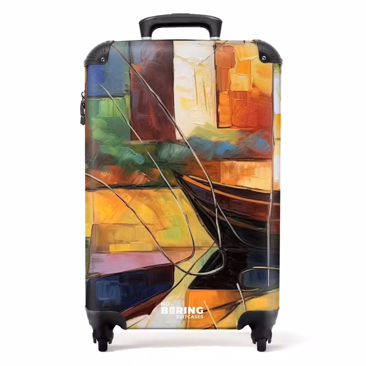 Valise - Abstrait - Art - Bateau - Couleurs — 1