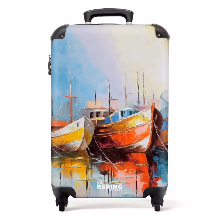 Valise - Bateaux - Art - Peinture — 1