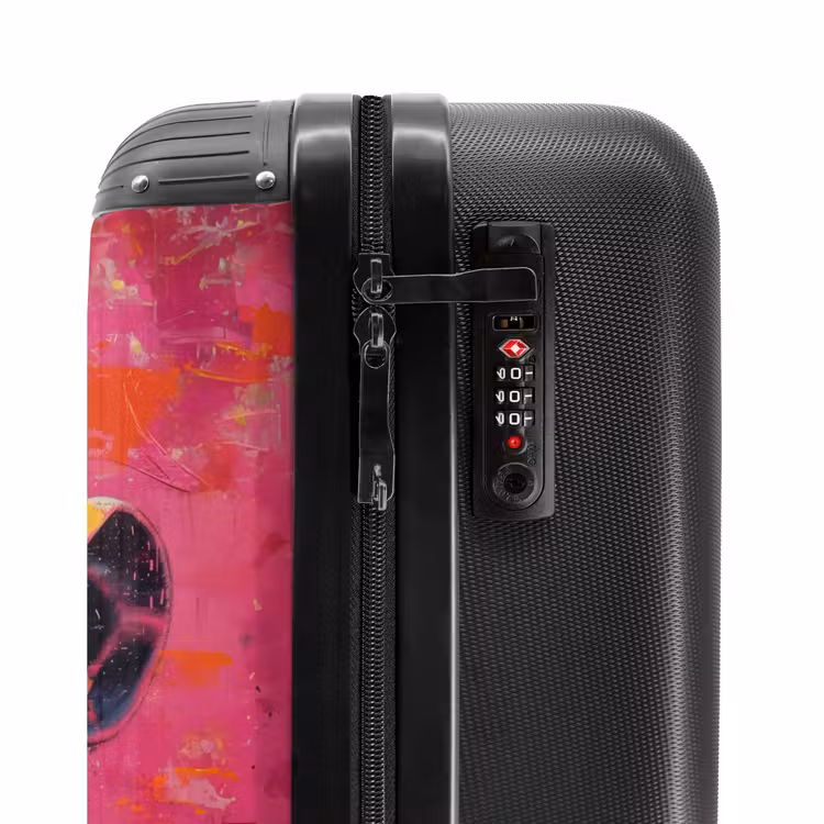 Valise - Chimpanzé avec des lunettes dans un style graffiti — 5