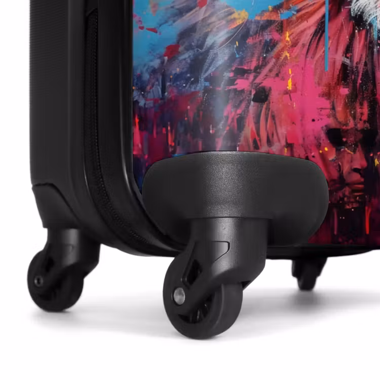Valise - Chimpanzé avec des lunettes dans un style graffiti — 6