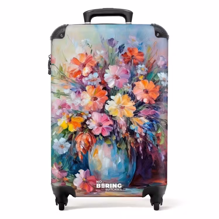 Valise - Fleurs - Art - Peinture - Printemps - Bouquet — 1