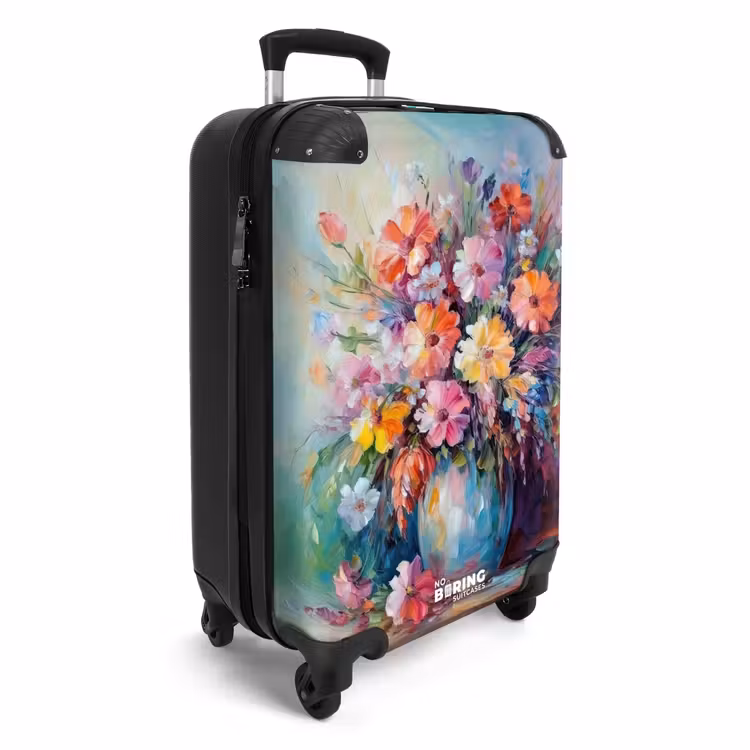 Valise - Fleurs - Art - Peinture - Printemps - Bouquet — 2
