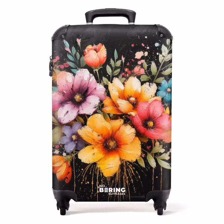 Valise - Fleurs de style graffiti — 1