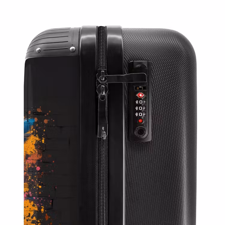 Valise - Hibou dans un style graffiti coloré — 5