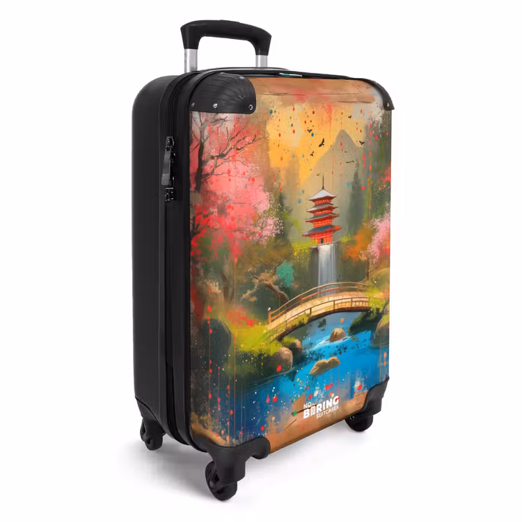 Valise - Jardin japonais dans le style graffiti — 2