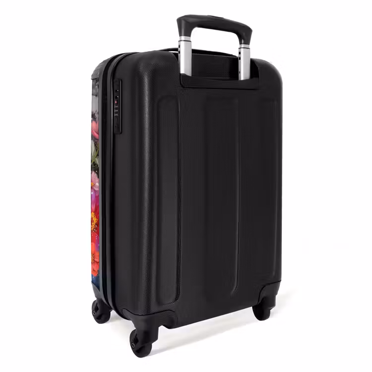 Valise - Oiseau avec des fleurs en style graffiti — 3