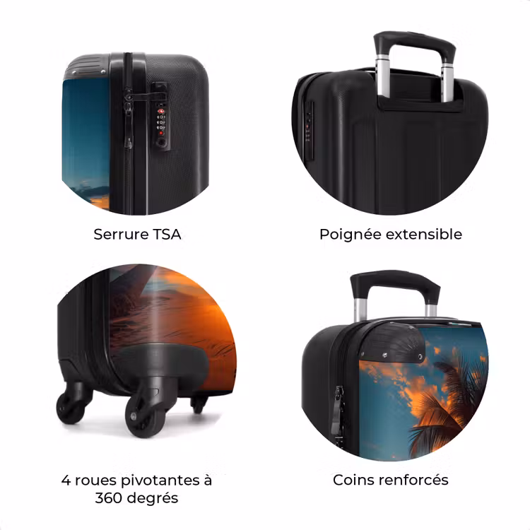 Valise - Palmier au coucher du soleil — 8
