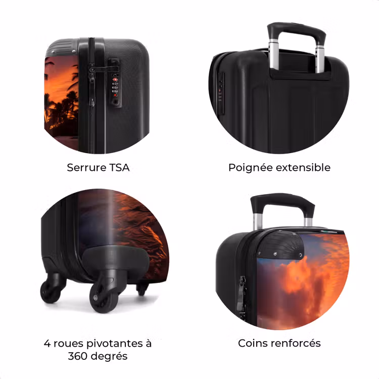 Valise - Palmiers au coucher du soleil — 8