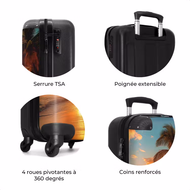 Valise - Palmiers sur une plage — 8