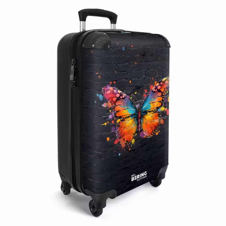 Valise - Papillon graffiti aux couleurs vives — 2