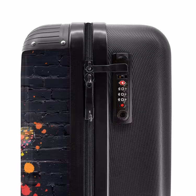 Valise - Papillon graffiti aux couleurs vives — 5