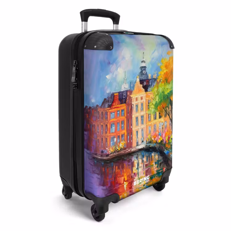 Valise - Peinture à l'huile - Amsterdam - Art - Coloré — 2