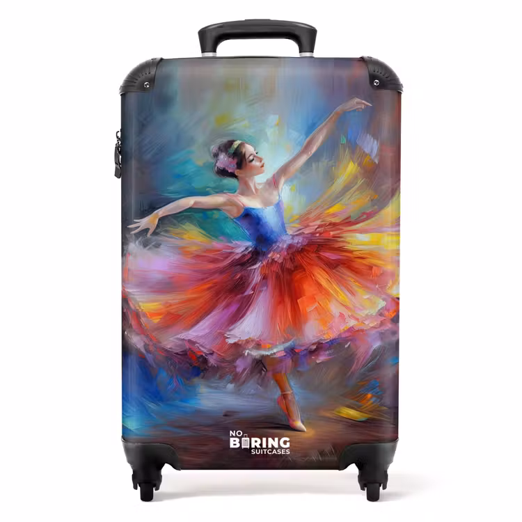 Valise - Peinture - Peinture à l'huile - Danse - Ballerine — 1