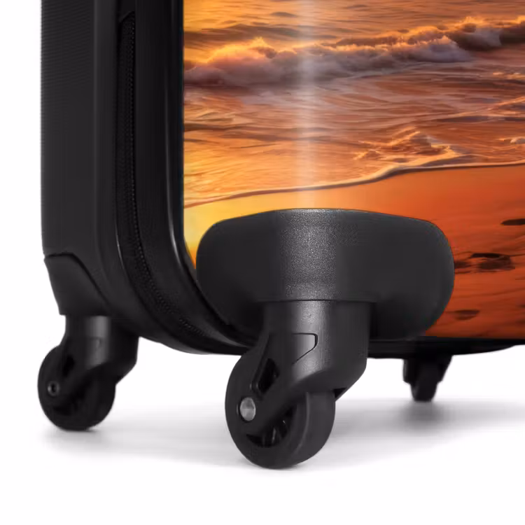 Valise - Plage avec palmier au coucher du soleil — 7