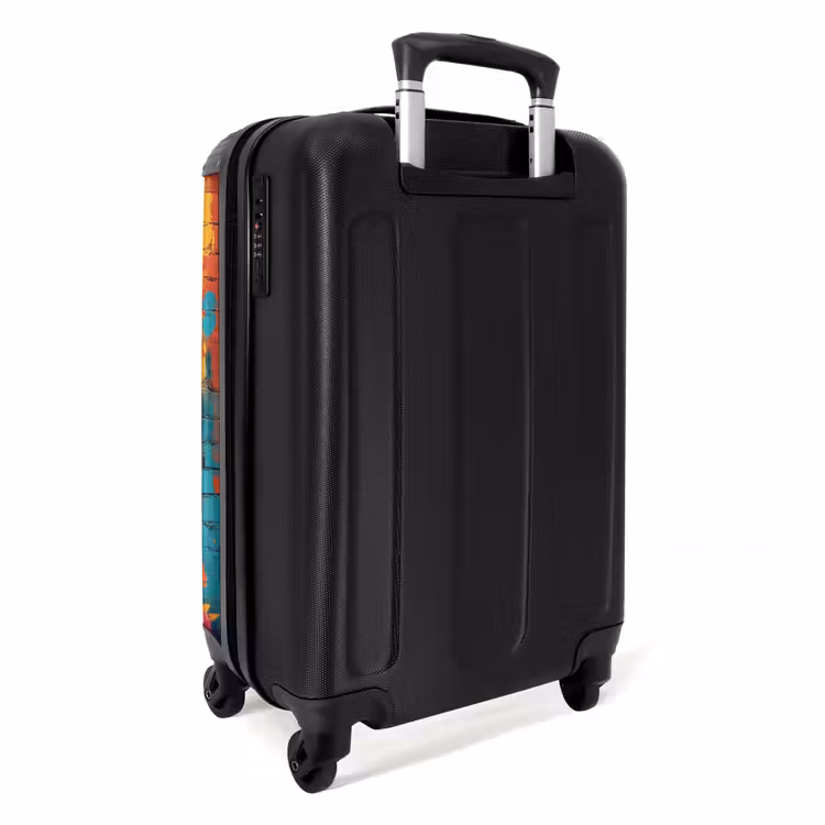 Valise - Renard coloré avec un manteau dans un style graffiti — 3