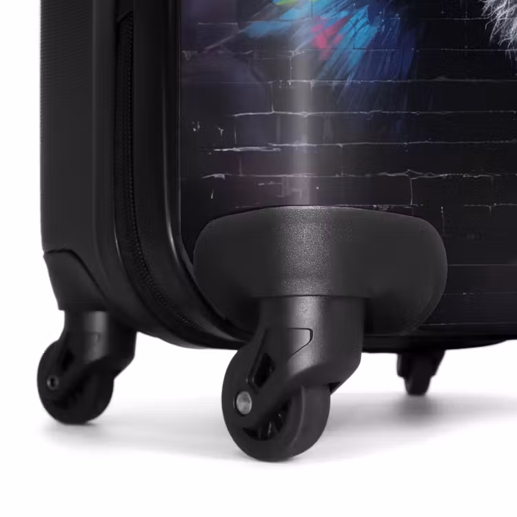 Valise - Singe coloré avec des écouteurs dans un style graffiti — 6