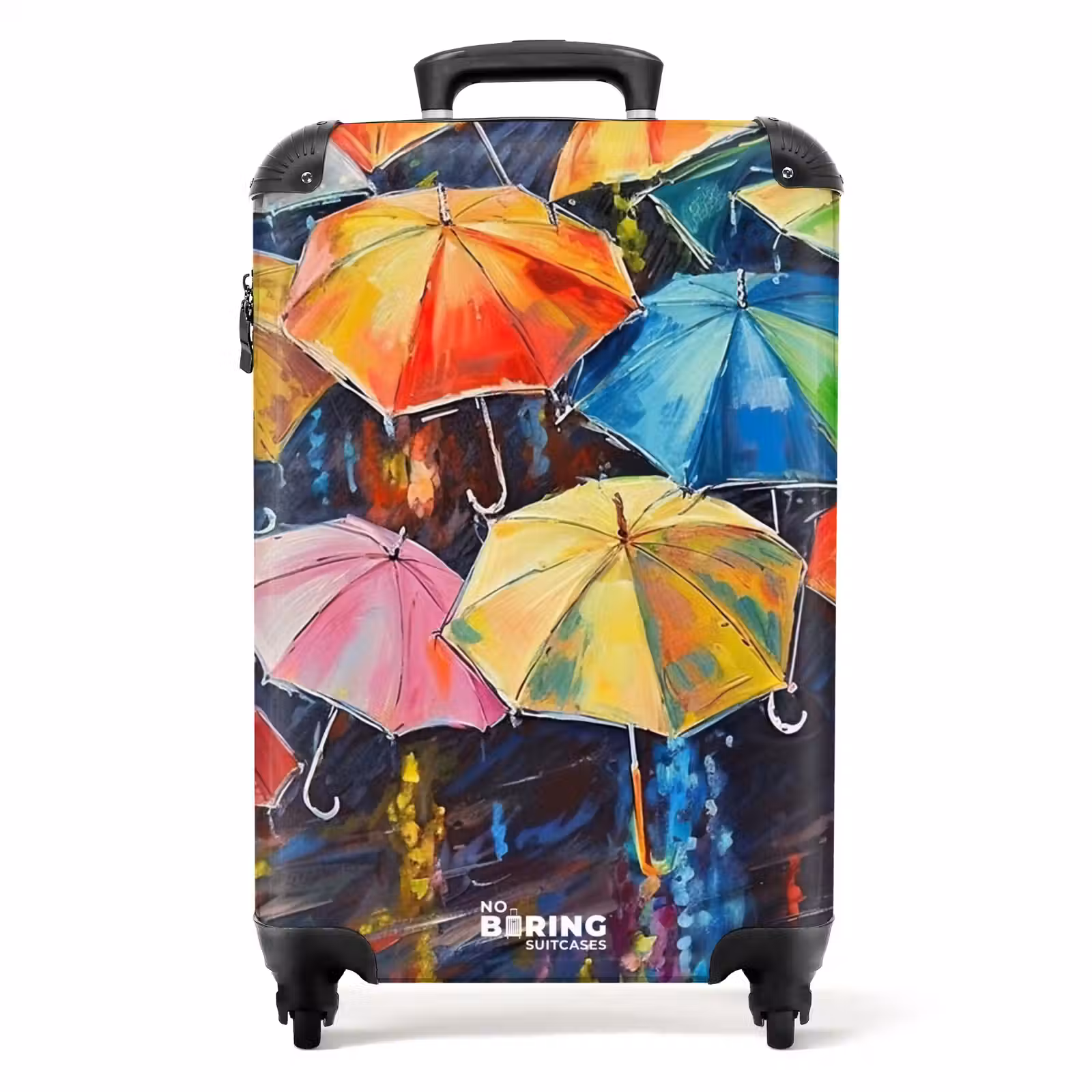 Valise - Parapluies - Peinture - Art - Arc-en-ciel — 1