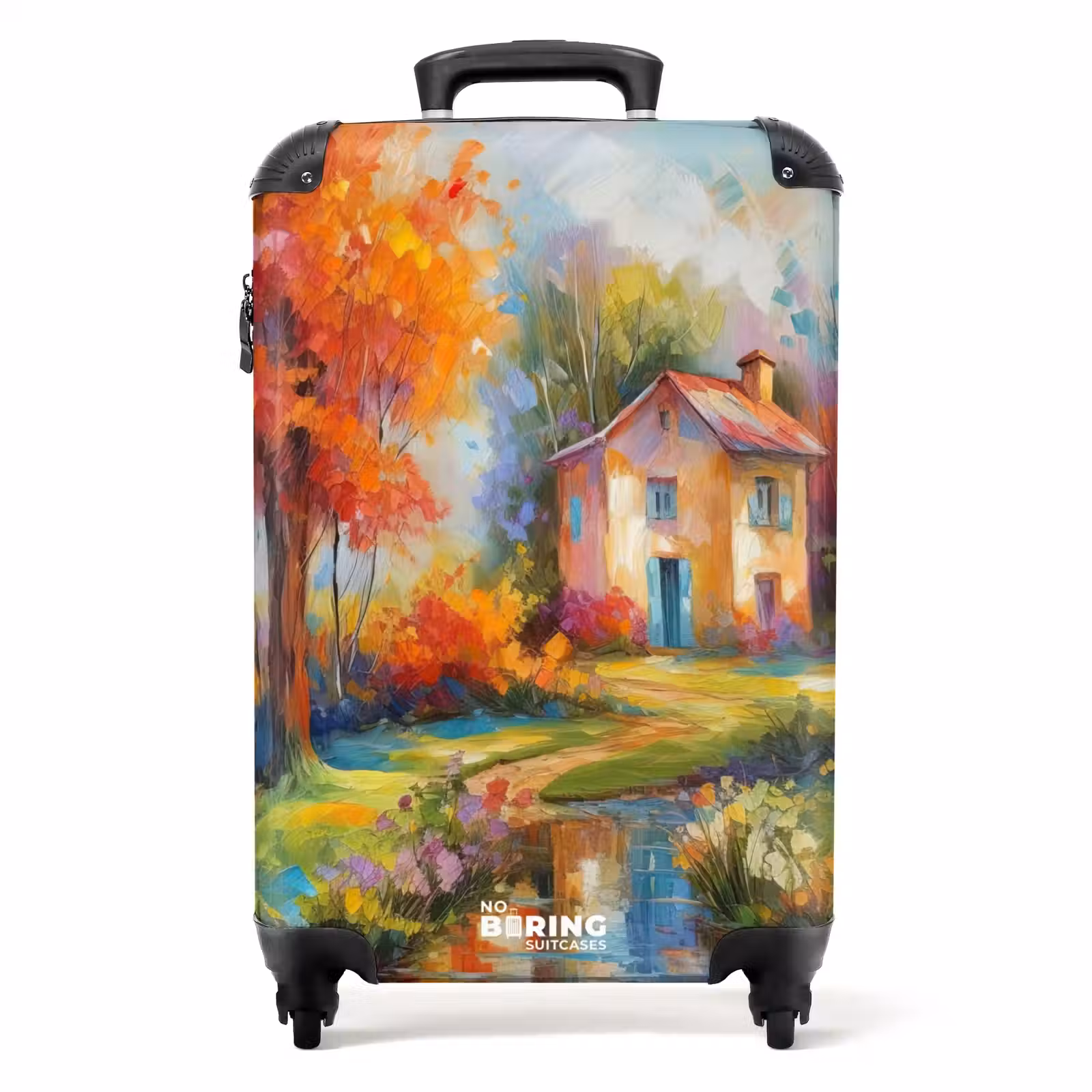 Valise - Paysage - Coloré - Peinture à l'huile - Art — 1
