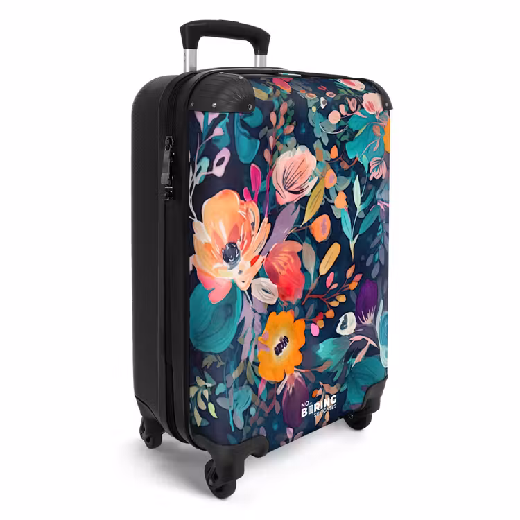 Valise - Coloré - Fleurs - Art - Nature - Hippie — 2