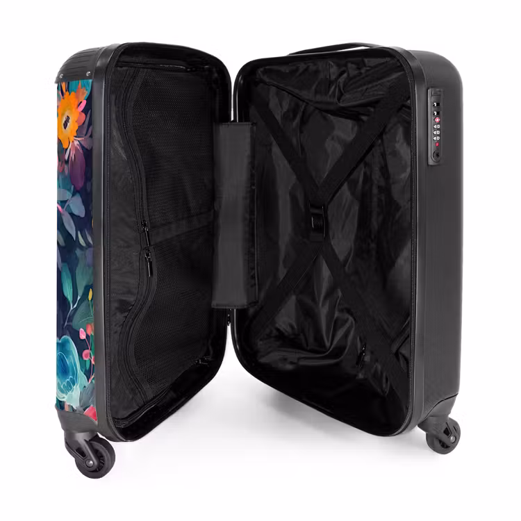 Valise - Coloré - Fleurs - Art - Nature - Hippie — 4