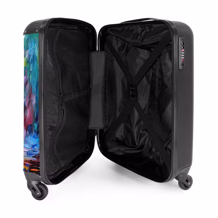 Valise - Coloré - Peinture à l'huile - Eau - Bateau — 4
