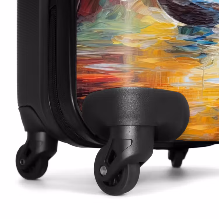 Valise - Coloré - Peinture à l'huile - Eau - Bateau — 6
