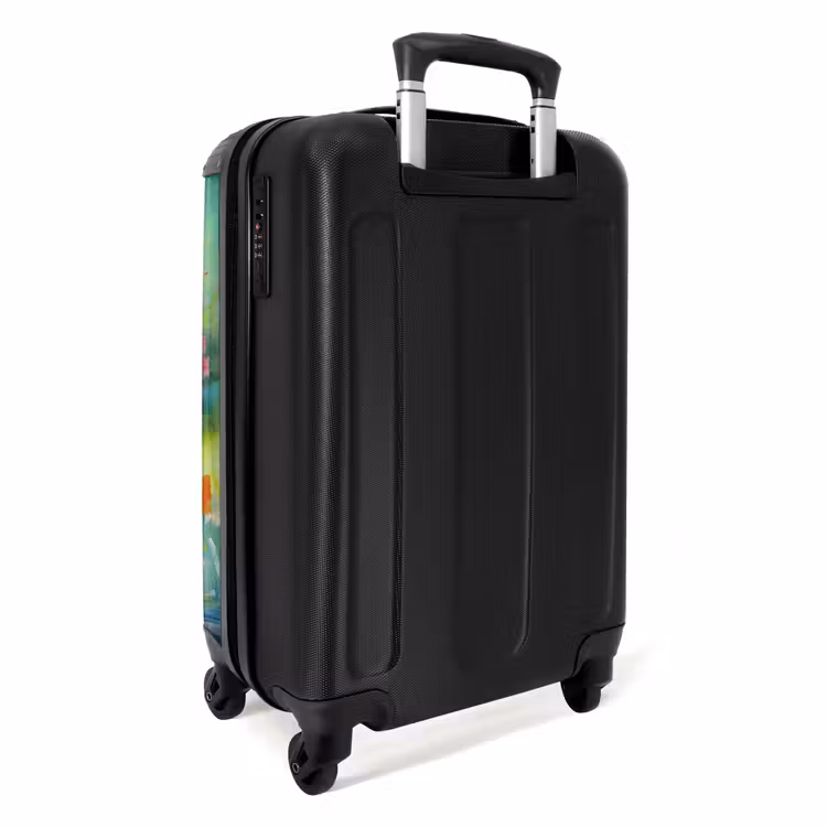 Valise - Fleurs - Colorées - Pot de fleurs - Peinture à l'huile — 3
