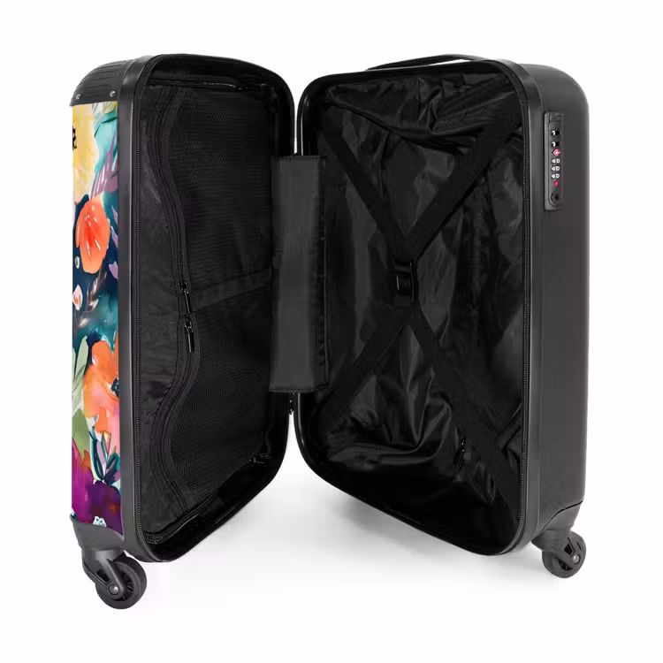 Valise - Fleurs - Couleurs à l'huile - Art - Nature — 4