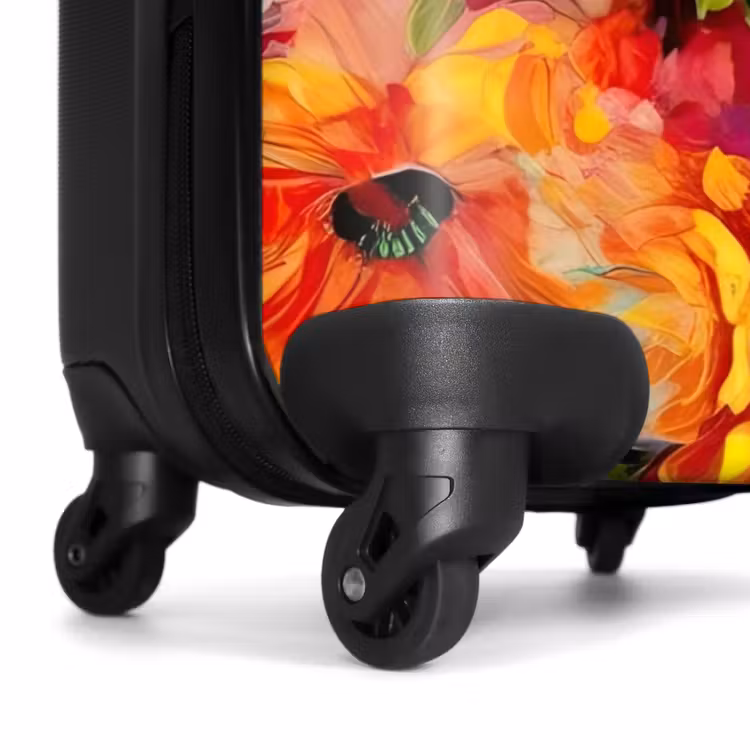 Valise - Fleurs - Couleurs - Art - Peinture à l'huile — 6