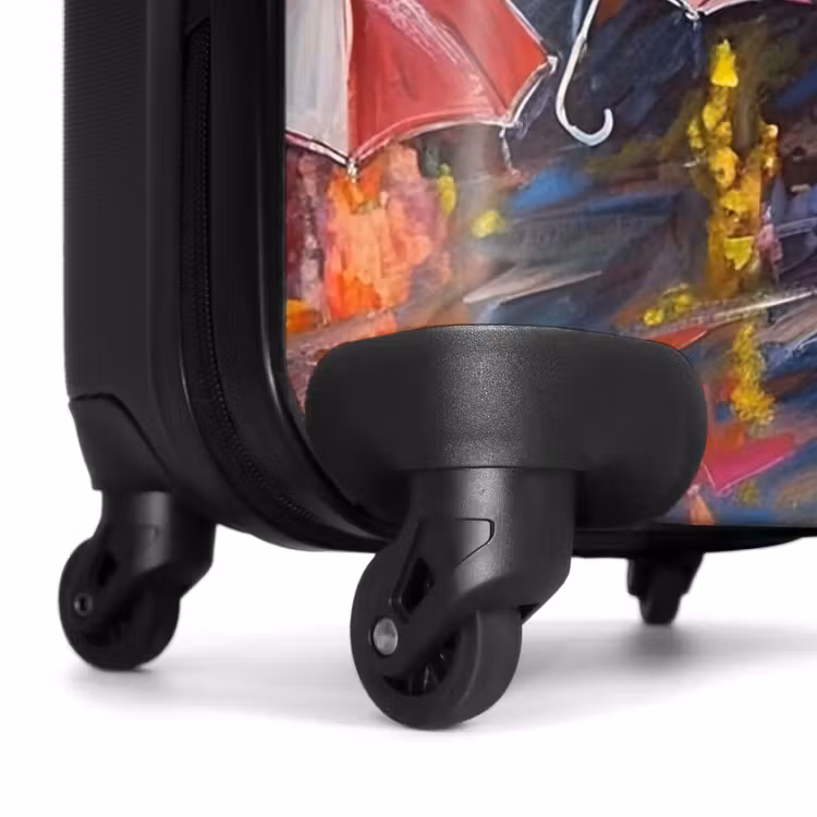 Valise - Parapluies - Peinture - Art - Arc-en-ciel — 6