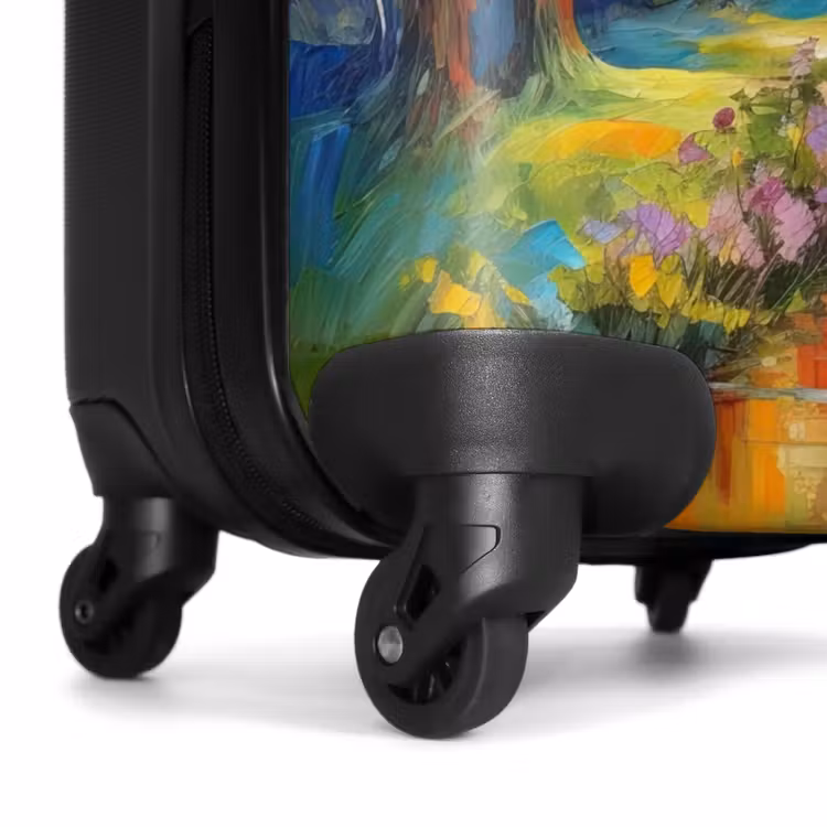 Valise - Paysage - Coloré - Peinture à l'huile - Art — 6