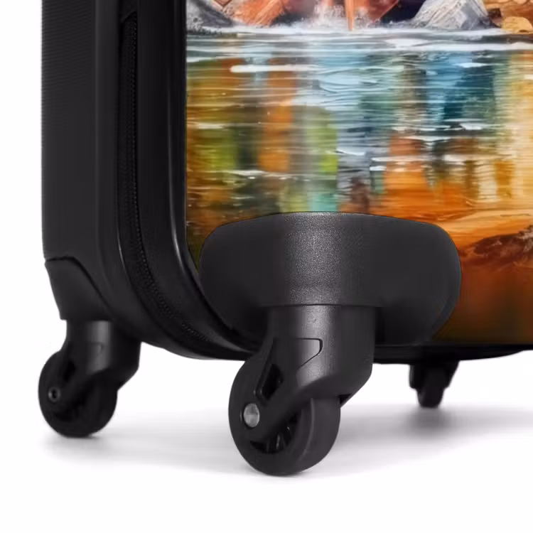 Valise - Paysage - Peinture - Maison - Art - Automne — 6