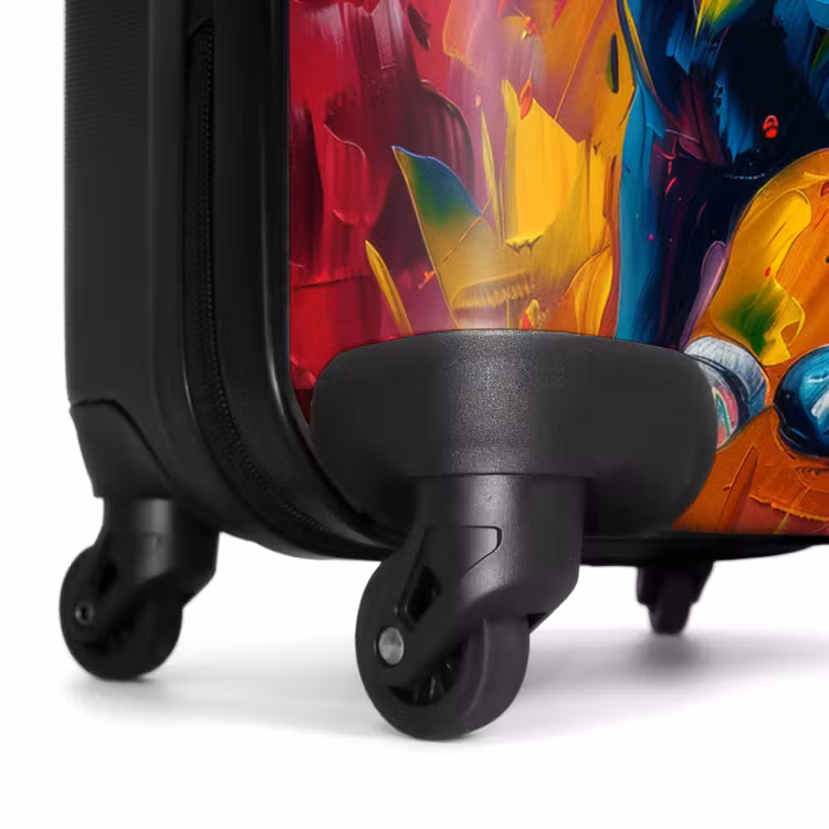 Valise - Peinture à l'huile d'un cheval au galop — 6