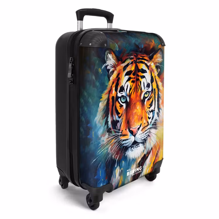 Valise - Portrait d'un tigre à l'huile — 2