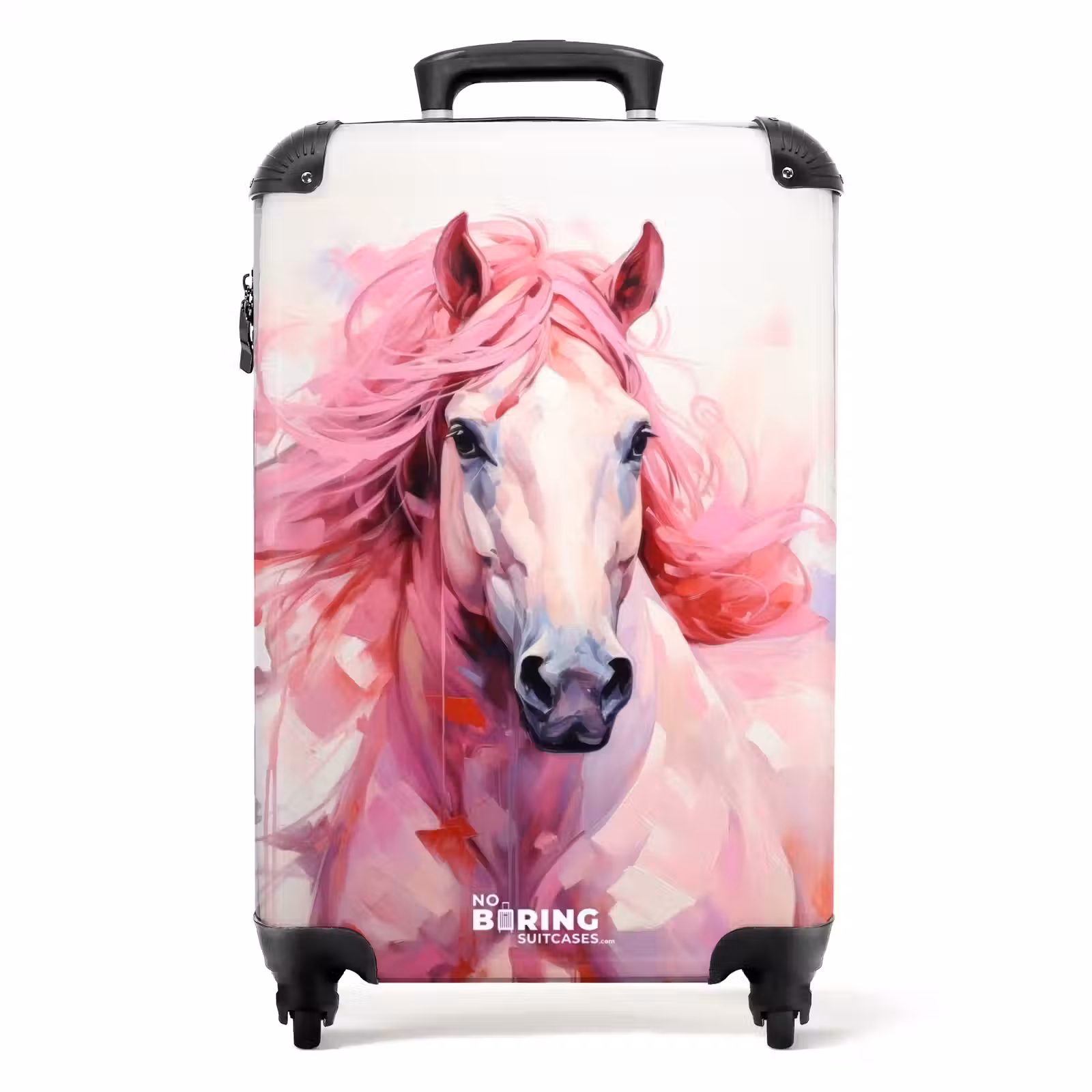 Valise - Cheval de course pastel — 1