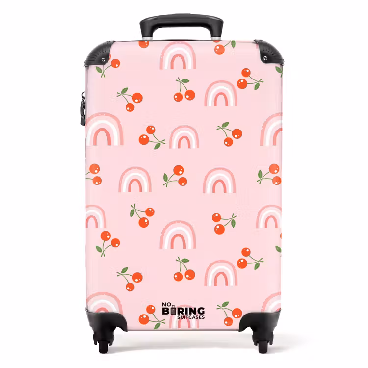 Valise - Cerise et arc-en-ciel — 1