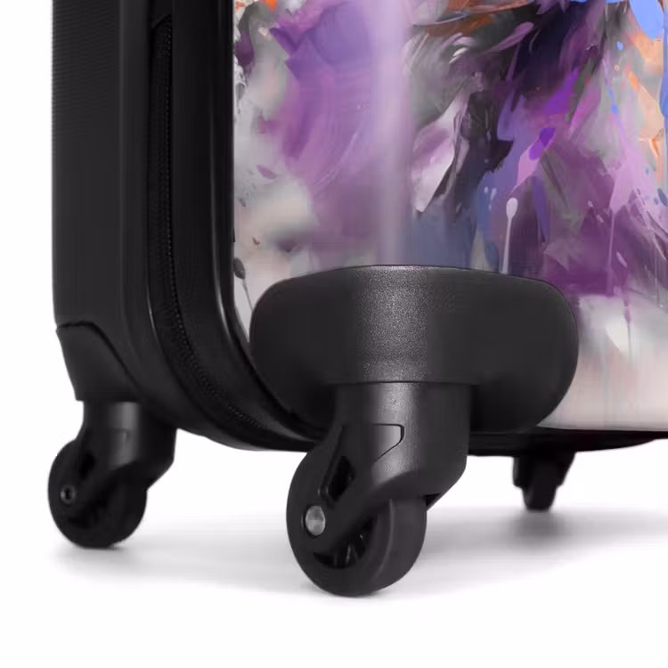 Valise - Cheval aquarelle avec crinière violette — 6