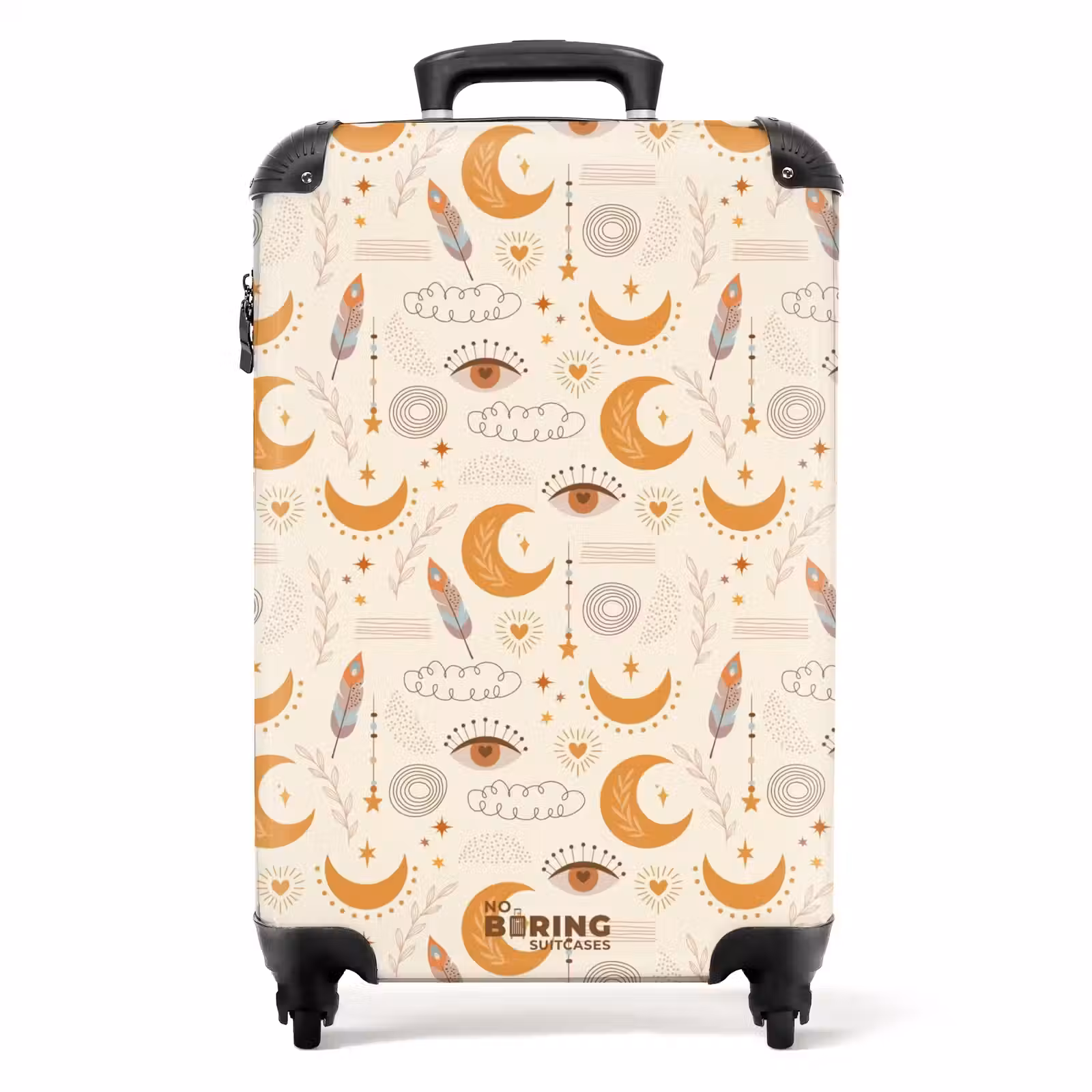 Valise - Boho - Motif de la lune — 1