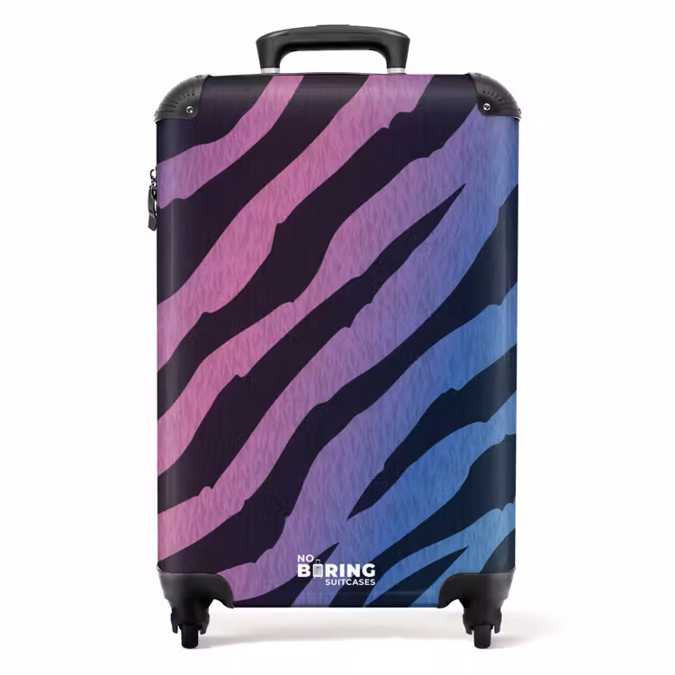 Valise - Animal holo - Imprimé zèbre — 1